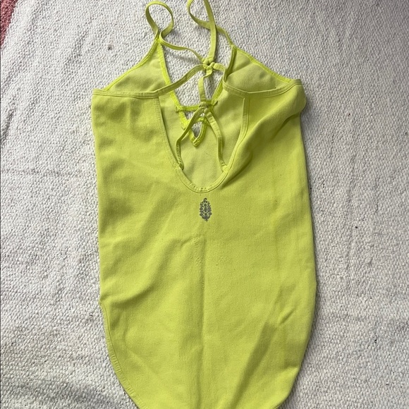 Vibrant Lime Strappy Bodysuit - Picture 3 of 4